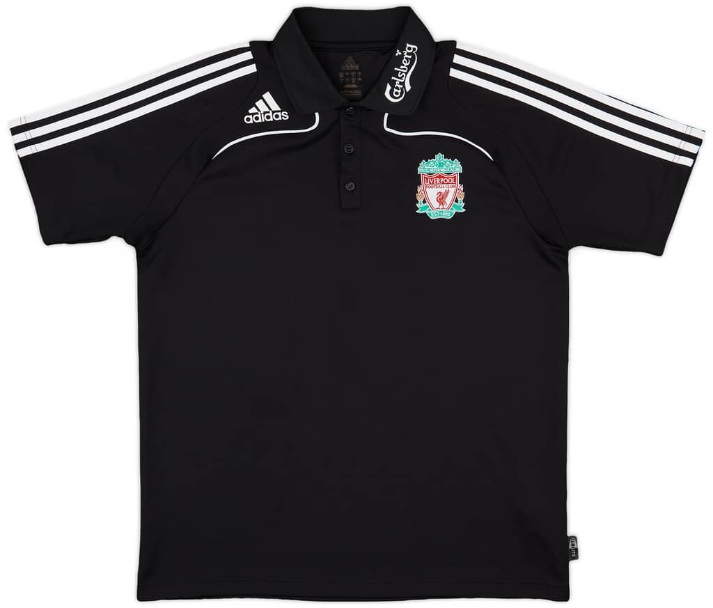2008-09 Liverpool adidas Polo Shirt - 8/10 - (L)