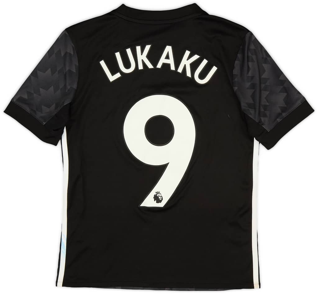 2017-18 Manchester United Away Shirt Lukaku #9 - 9/10 - (M.Boys)