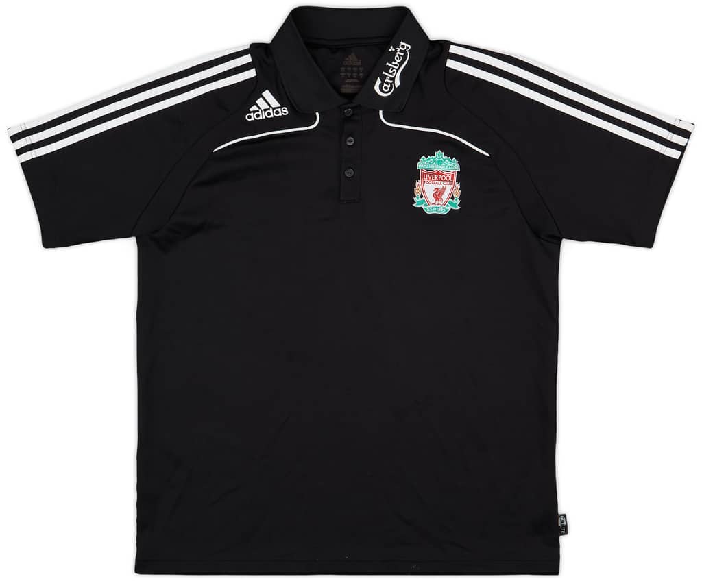 2008-09 Liverpool adidas Polo Shirt - 8/10 - (L)