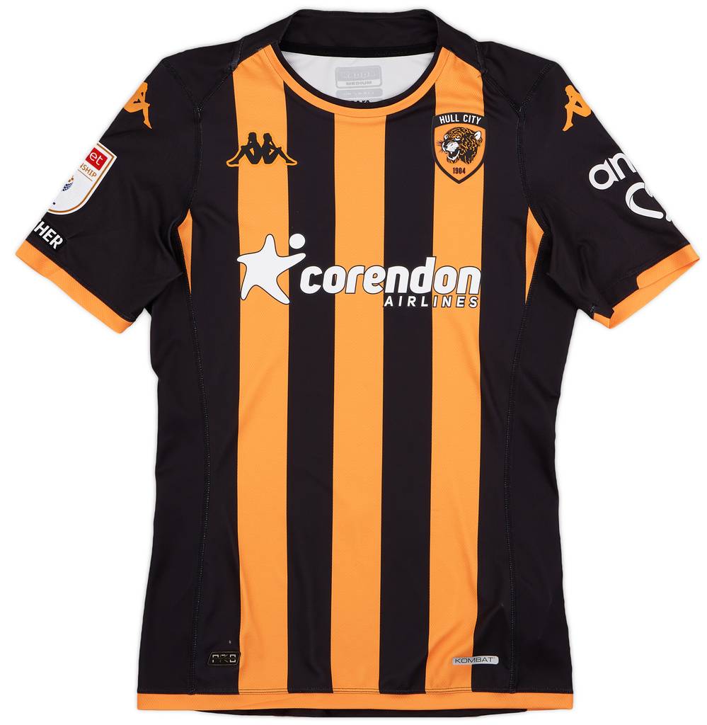 2023-24 Hull City Match Issue Home Shirt A. Ömür #50