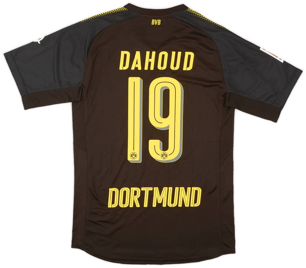 2017-18 Borussia Dortmund Away Authentic Shirt Dahoud #19 - 9/10 - (M)