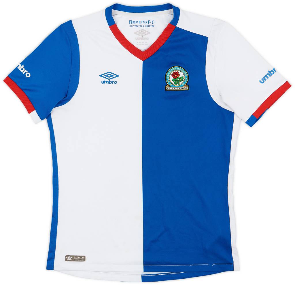 2016-17 Blackburn Home Shirt - 7/10 - (XL.Boys)