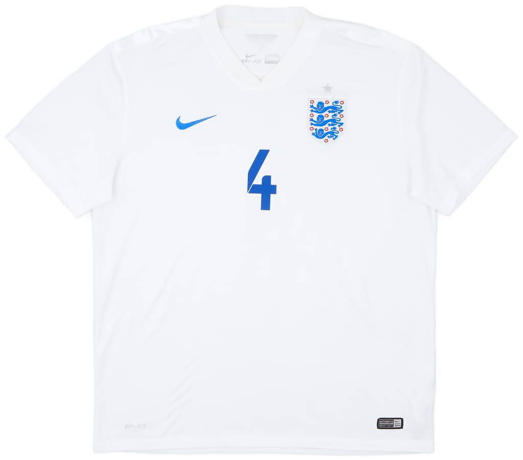 2014-15 England Home Shirt Gerrard #4 - 6/10 - (XL)