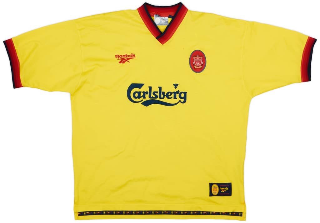 1997-99 Liverpool Away Shirt Fowler #9 - 6/10 - (XL)