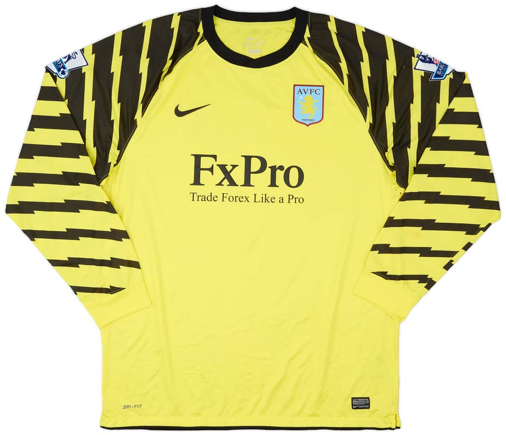2010-11 Aston Villa Match Issue GK Shirt Friedel #1