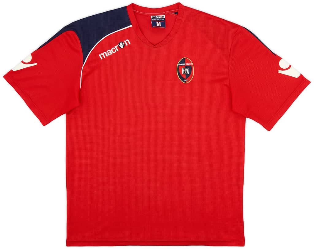 2009-10 Cagliari Macron Training Shirt - 7/10 - (M)