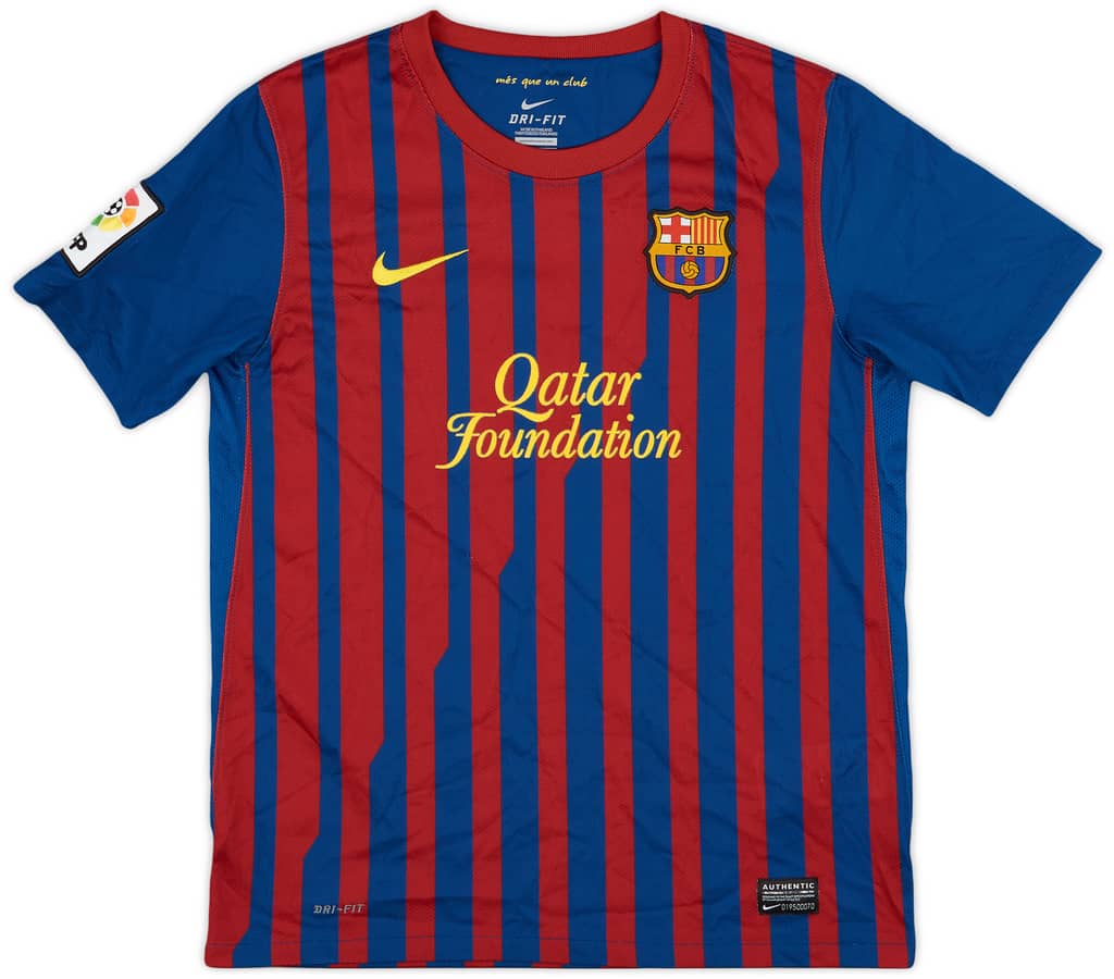 2011-12 Barcelona Home Shirt - 8/10 - (L.Boys)