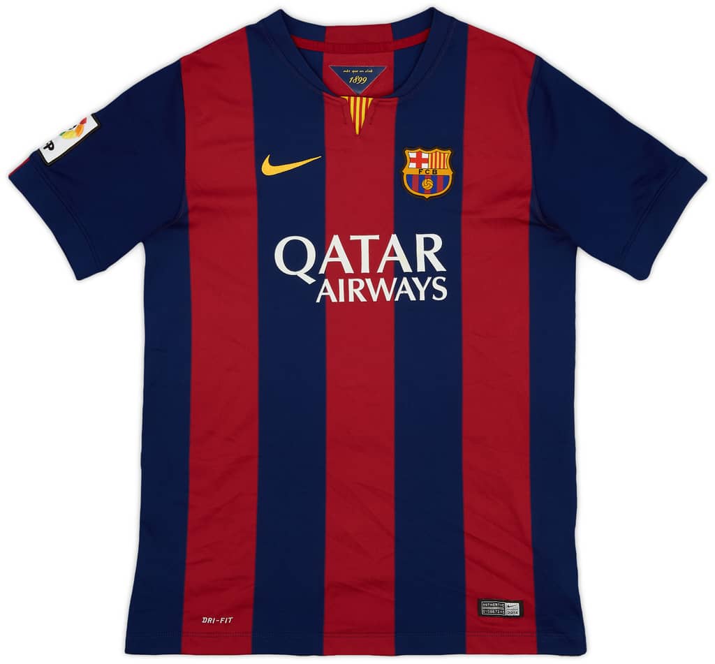 2014-15 Barcelona Home Shirt - 7/10 - (XL.Boys)