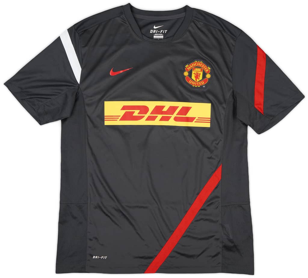 2012-13 Manchester United Nike Training Shirt - 9/10 - (L)