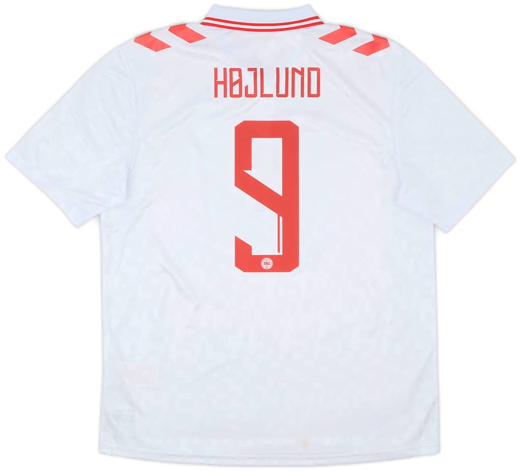 2024 Denmark Away Shirt Hojlund #9 - 10/10 - (L)
