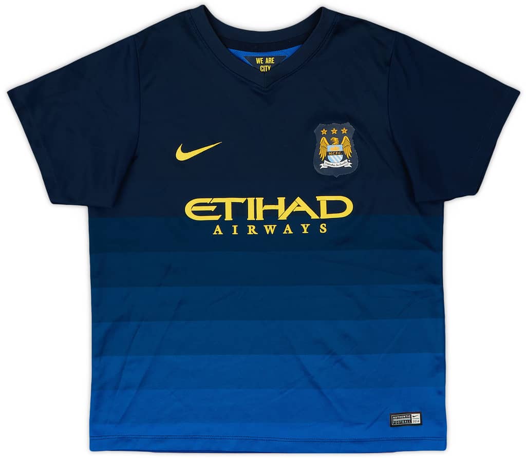 2014-15 Manchester City Away Shirt - 9/10 - (7-8 Years)