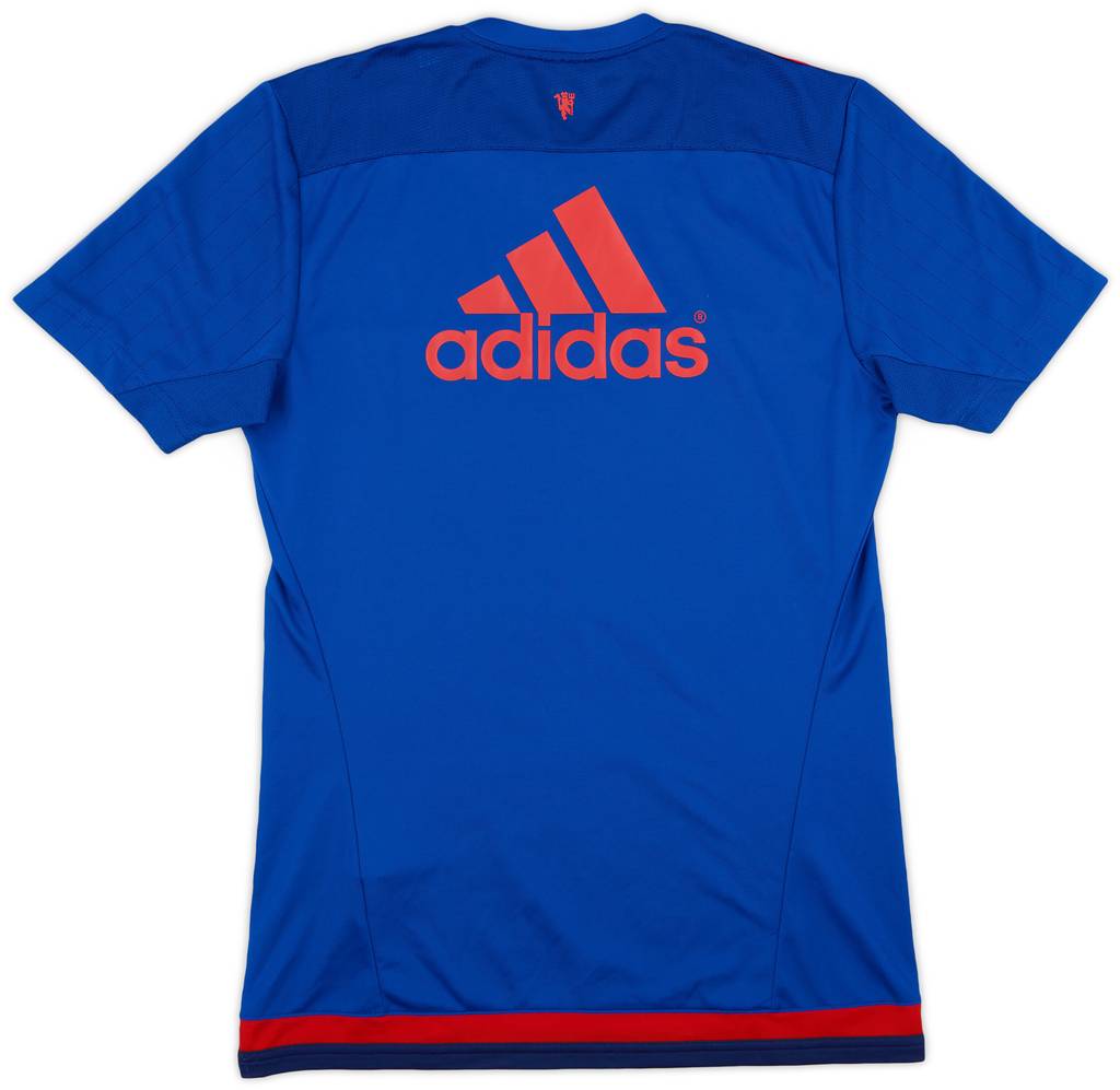 2015-16 Manchester United adizero Training Shirt - 9/10 - (S)