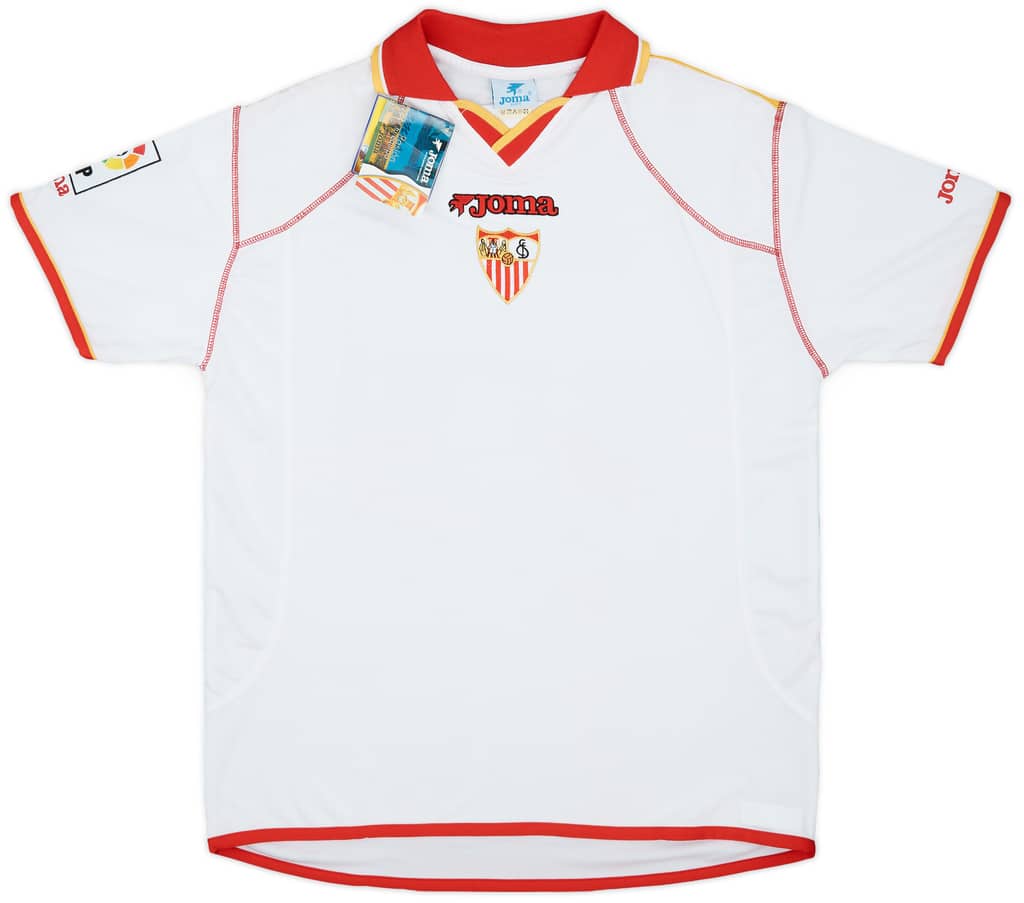 2001-02 Sevilla Home Shirt (S)
