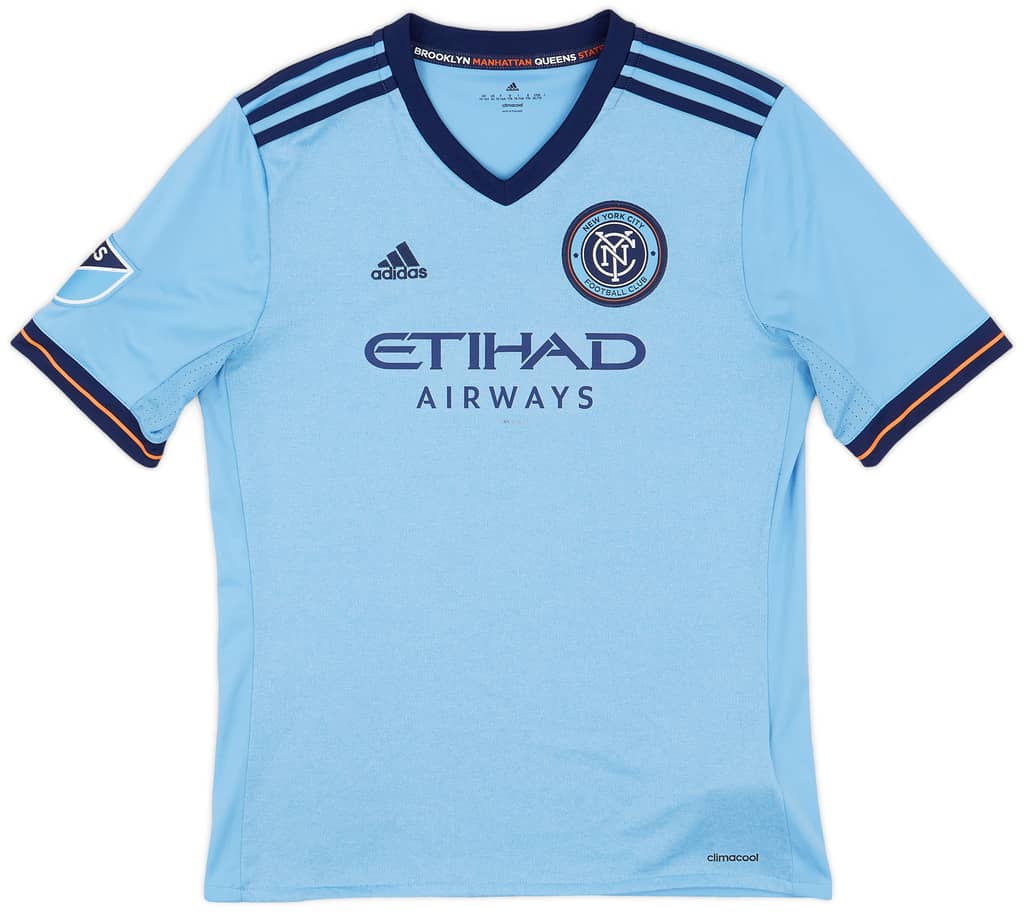 2017-18 New York City Home Shirt - 7/10 - (XL.Boys)
