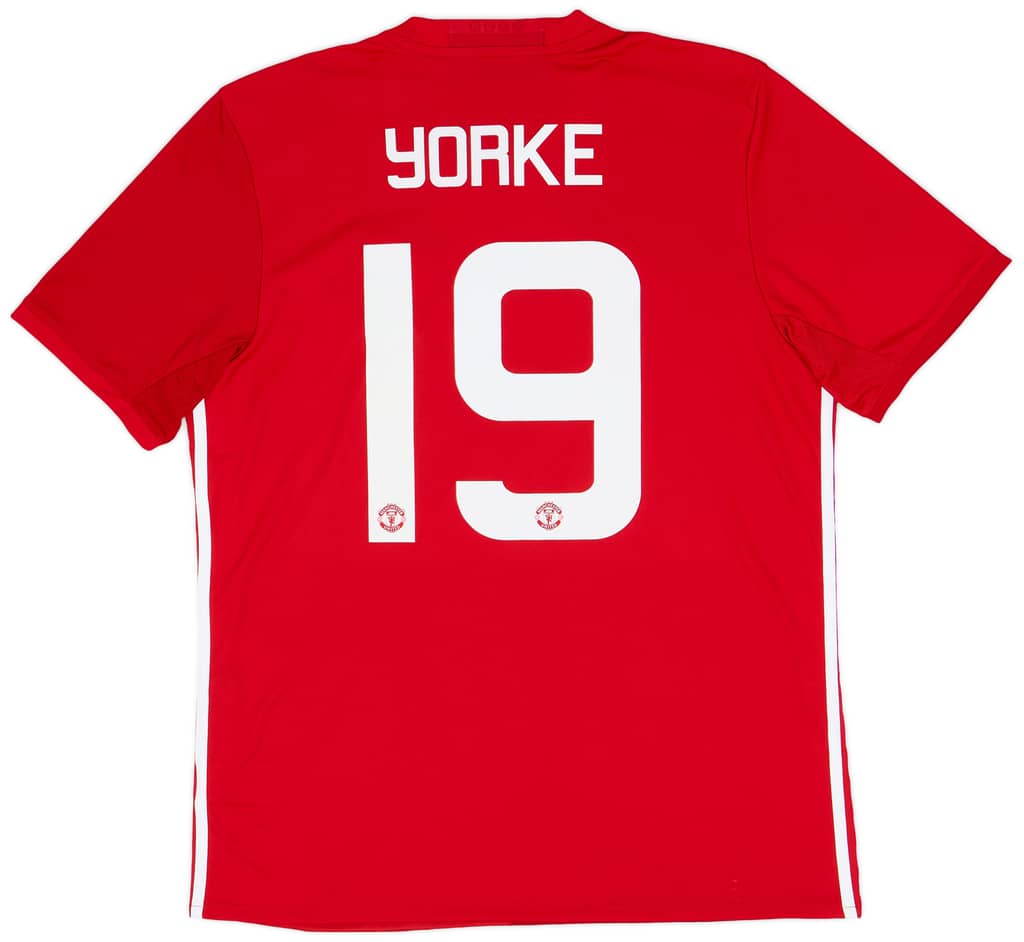 2016-17 Manchester United Home Shirt Yorke #19 - 9/10 - (L)