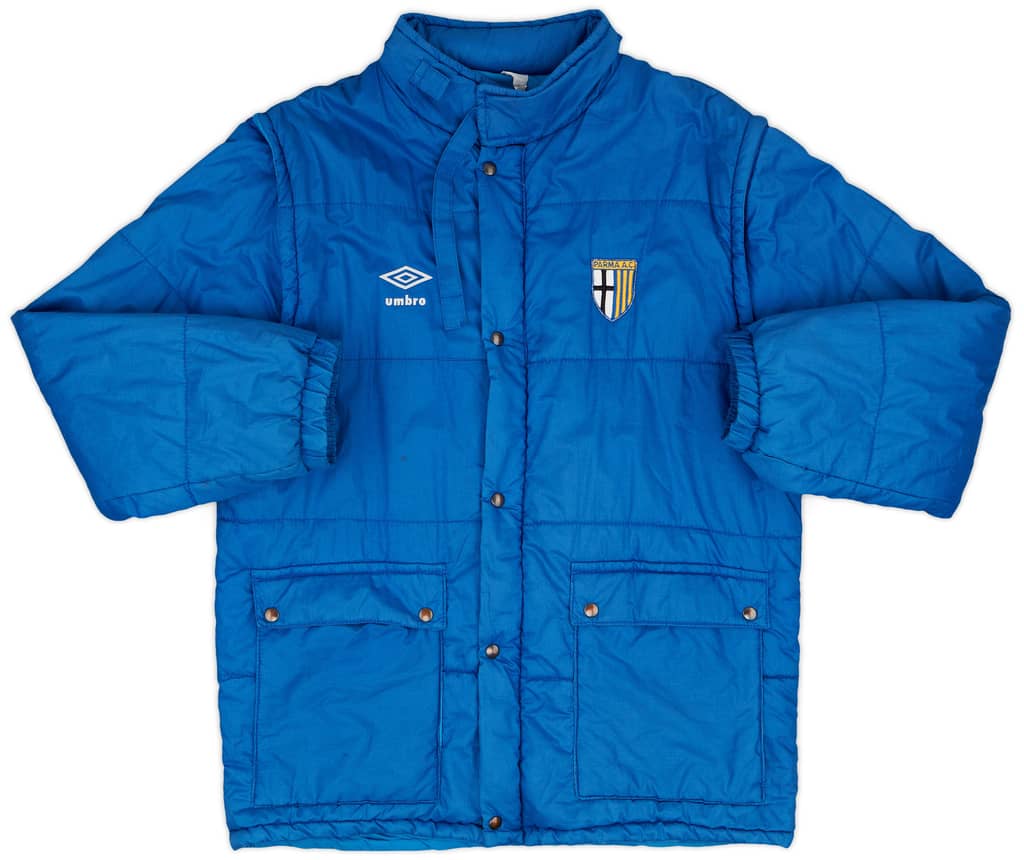 1994-95 Parma Umbro Hooded Bench Coat - 8/10 - (XL)