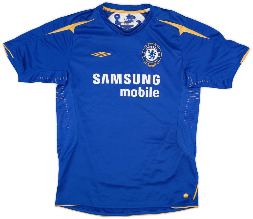 2005-06 Chelsea Centenary Home Shirt - 9/10 - (XL.Boys)