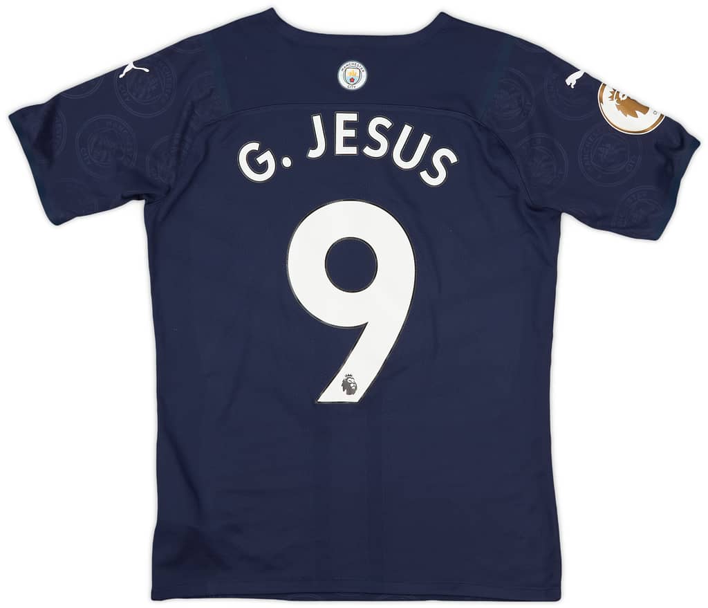 2021-22 Manchester City Third Shirt G.Jesus #9 - 10/10 - (S)