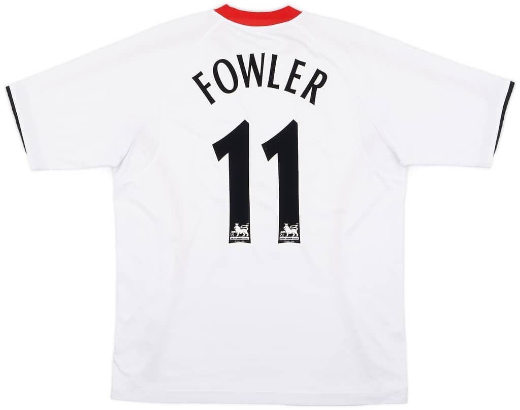 2005-06 Liverpool Away Shirt Fowler #11 - 8/10 - (L)