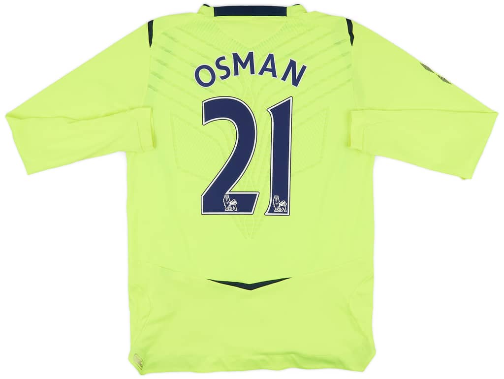 2008-09 Everton Third L/S Shirt Osman #21 - 6/10 - (XL.Boys)