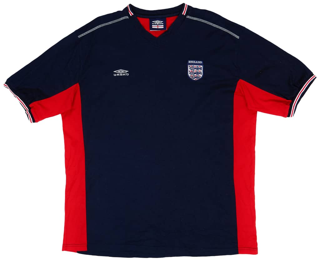 2002-03 England Umbro Training Shirt - 8/10 - (XL)