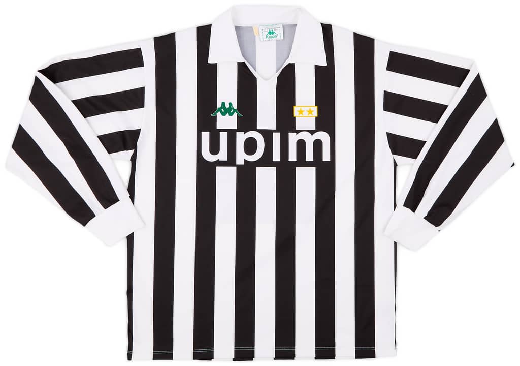 1992-94 Juventus Basic Home L/S Shirt - 9/10 - (L)