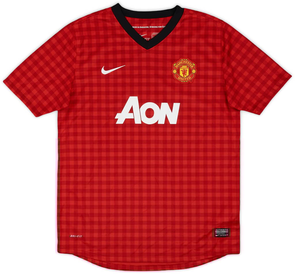 2012-13 Manchester United Home Shirt - 7/10 - (XL.Boys)