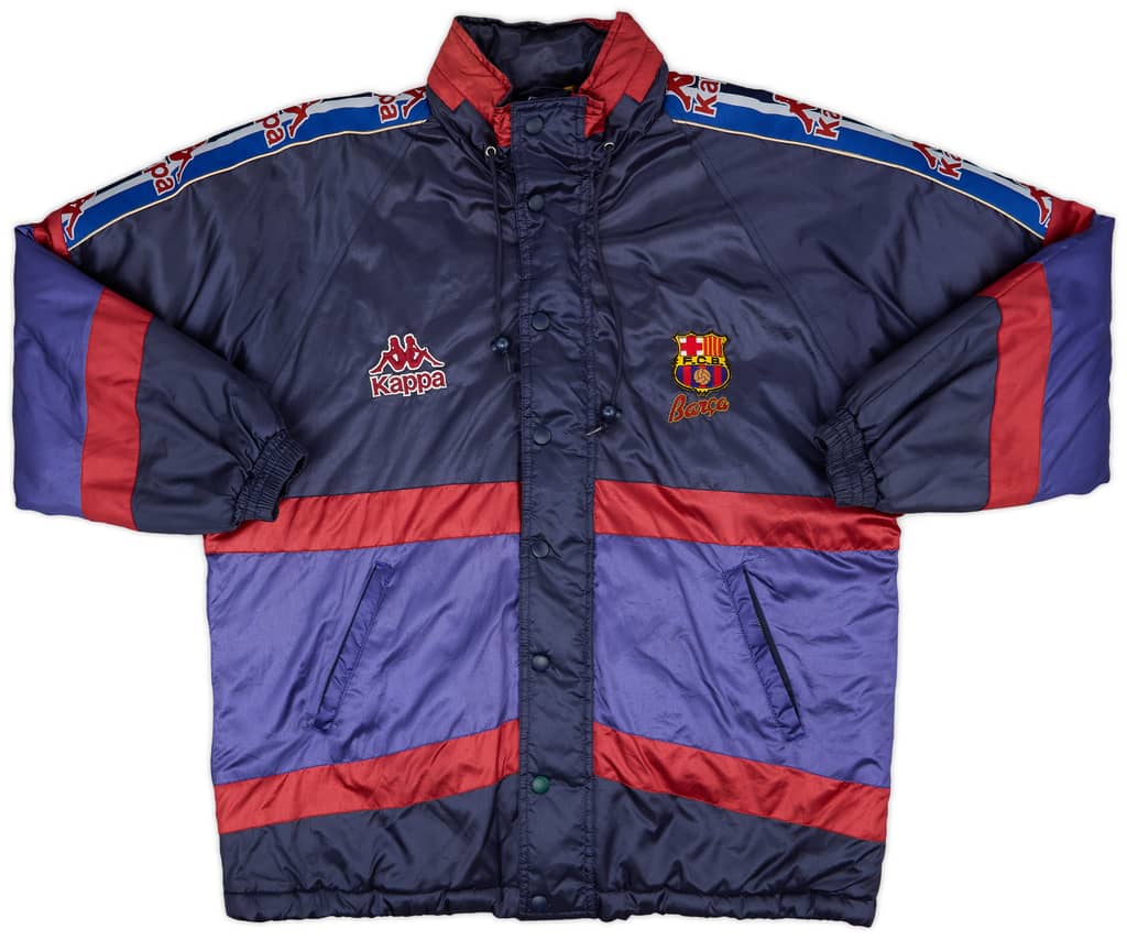 1995-97 Barcelona Kappa Padded Bench Coat - 6/10 - (L)