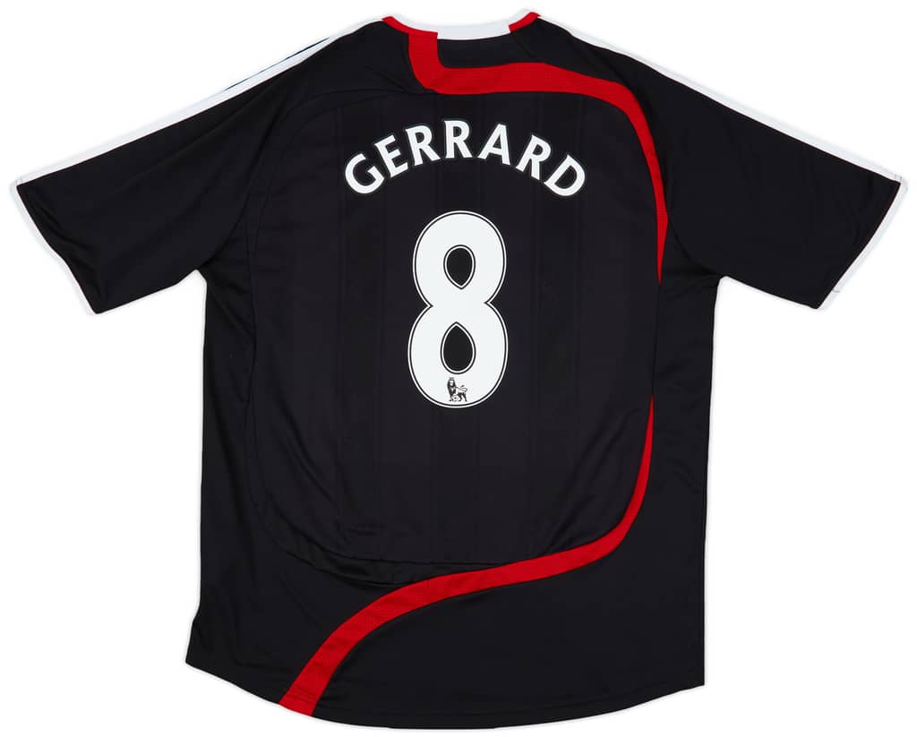 2007-08 Liverpool Third Shirt Gerrard #8 - 7/10 - (XXL)