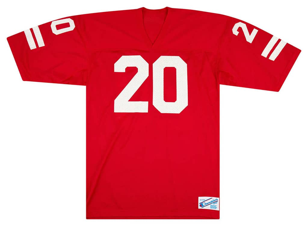1985-88 San Francisco 49ers Nixon #20 Champion Jersey (Home) XL