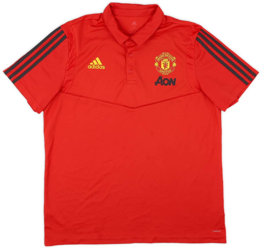 2019-20 Manchester United adidas Polo Shirt - 9/10 - (XL)