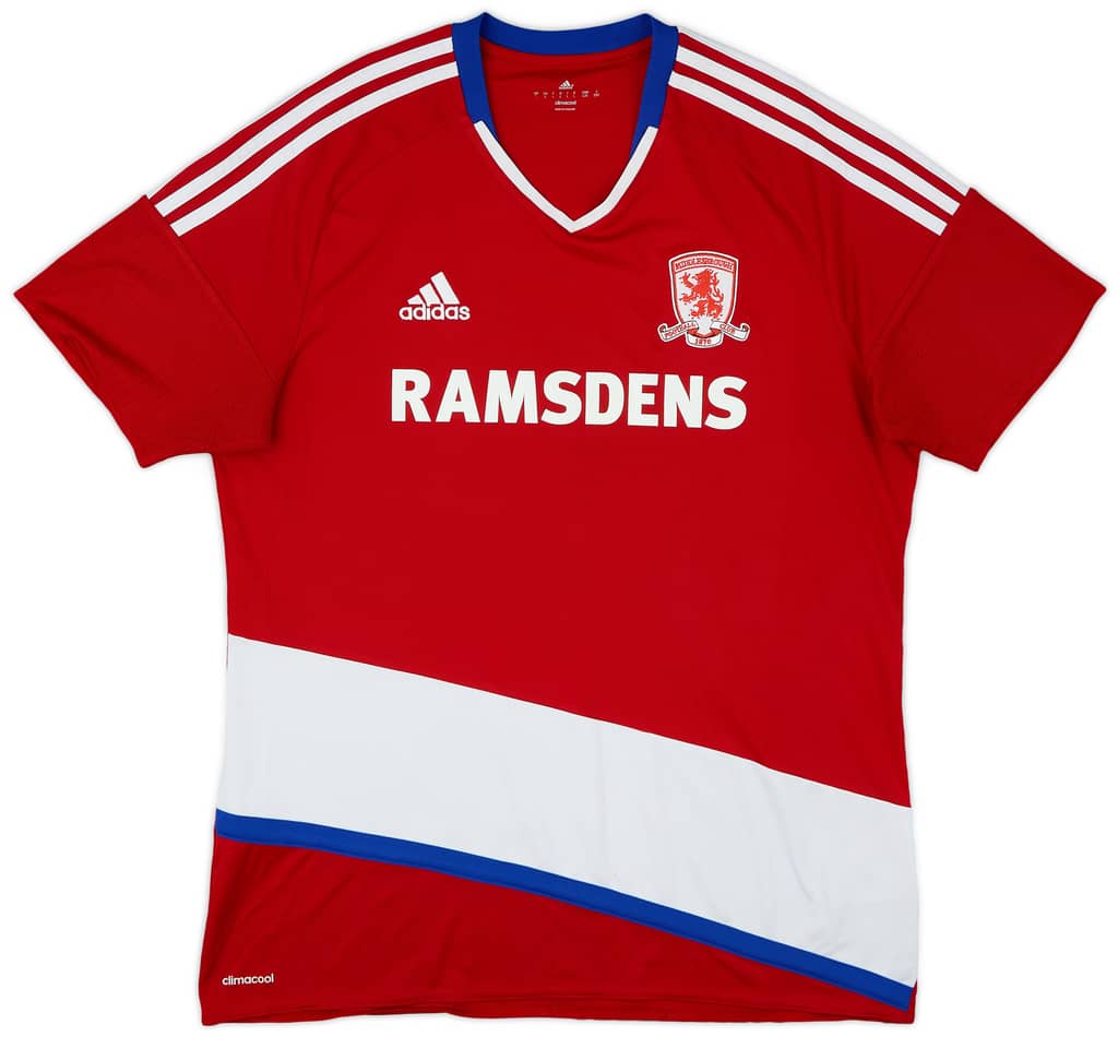 2016-17 Middlesbrough Home Shirt - 6/10 - (L)