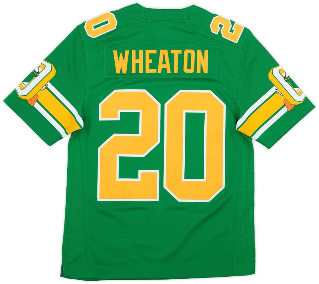 2014 Oregon Ducks Wheaton #20 Nike Throwback Jersey - 8/10 - (M)