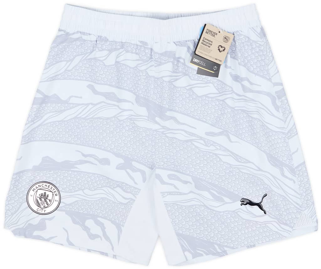 2023-24 Manchester City Player Issue Pre-Match CNY Shorts