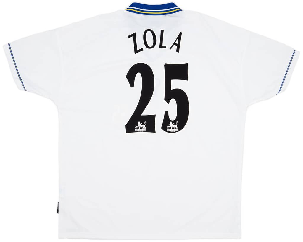 1998-00 Chelsea Away Shirt Zola #25 (XXL)