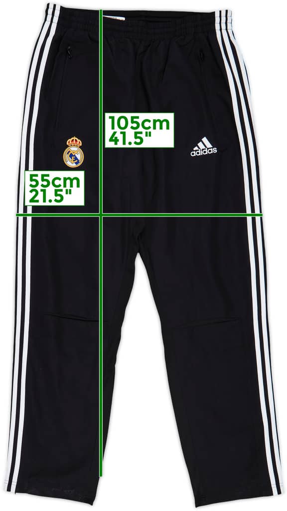 2004-05 Real Madrid adidas Track Pants/Bottoms - 10/10 - (L)