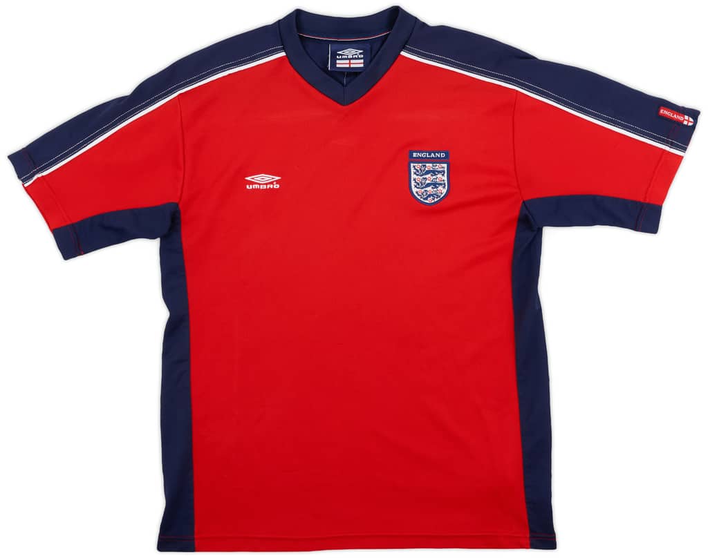 2002-03 England Umbro Training Shirt - 7/10 - (M)