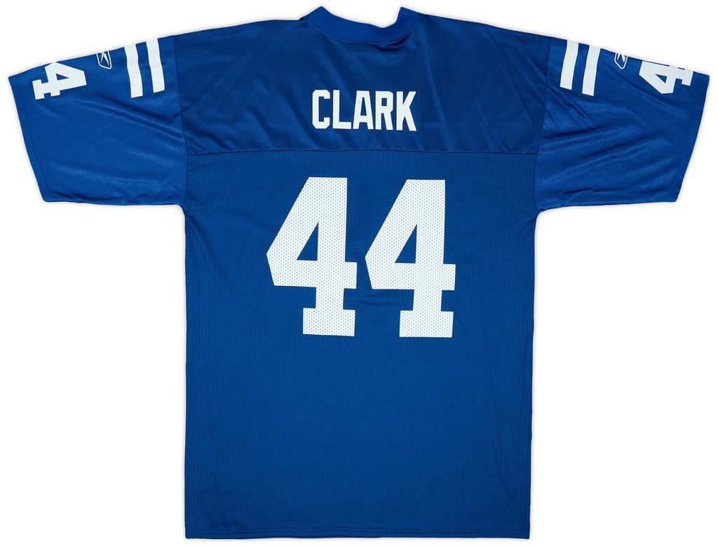 2008-11 Indianapolis Colts Clark #44 Reebok Replica Home Jersey - 9/10 - (XL)
