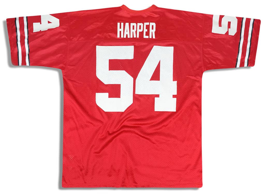 1996-99 Ohio State Buckeyes Harper #54 Nike Jersey (Home) XXL