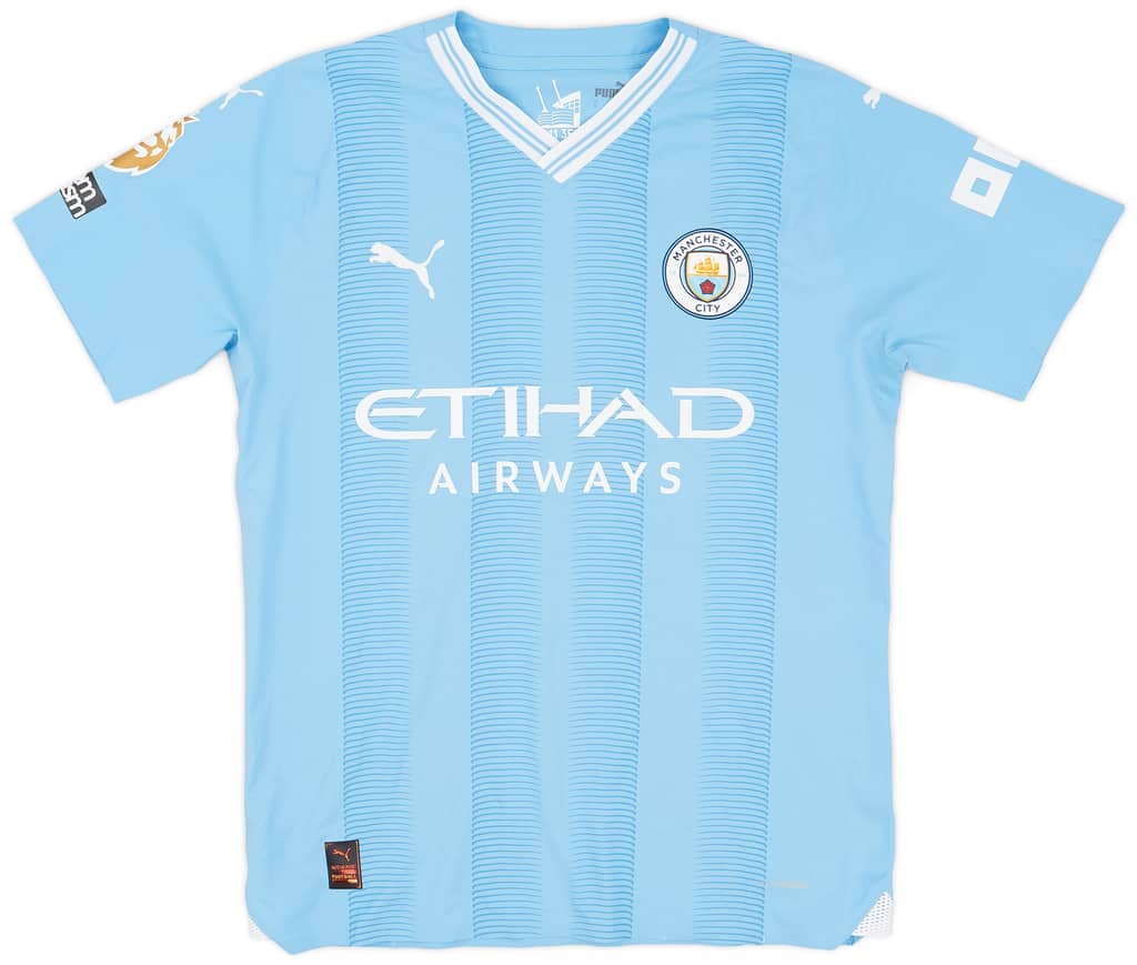 2023-24 Manchester City Match Issue Home Shirt Sergio Gomez #21
