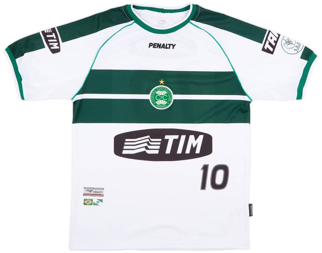 2002 Coritiba Home Shirt #10 - 8/10 - (L)