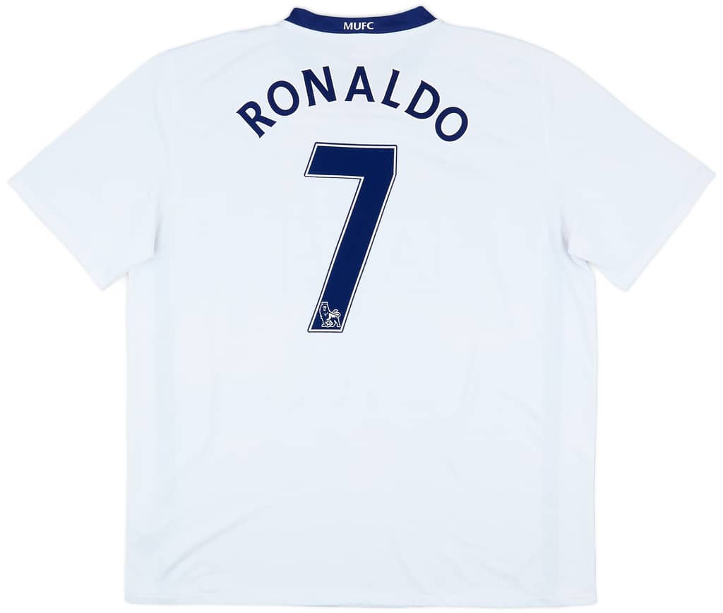 2008-10 Manchester United Away Shirt Ronaldo #7 - 9/10 - (XXL)