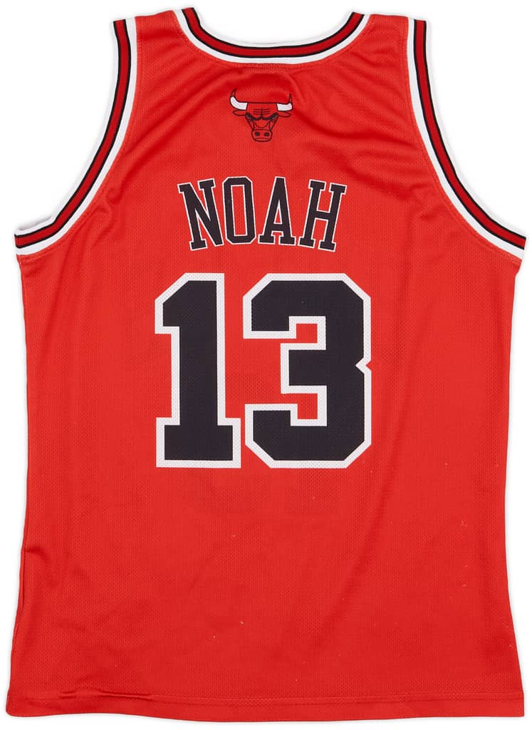 2007-10 Chicago Bulls Noah #13 Champion Away Jersey - 7/10 - (XS)