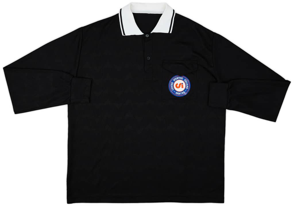 1990s Italy FIGC Diadora Referee Shirt - 10/10 - (XL)