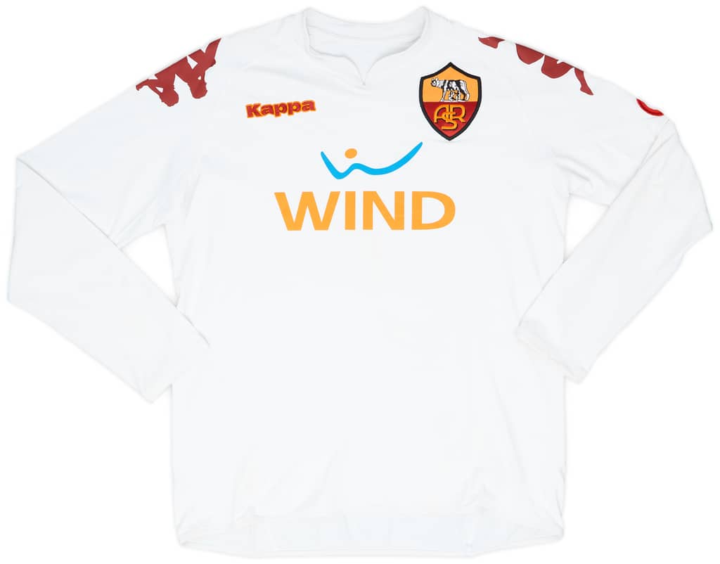 2008-09 Roma Away L/S Shirt - 7/10 - (XL)