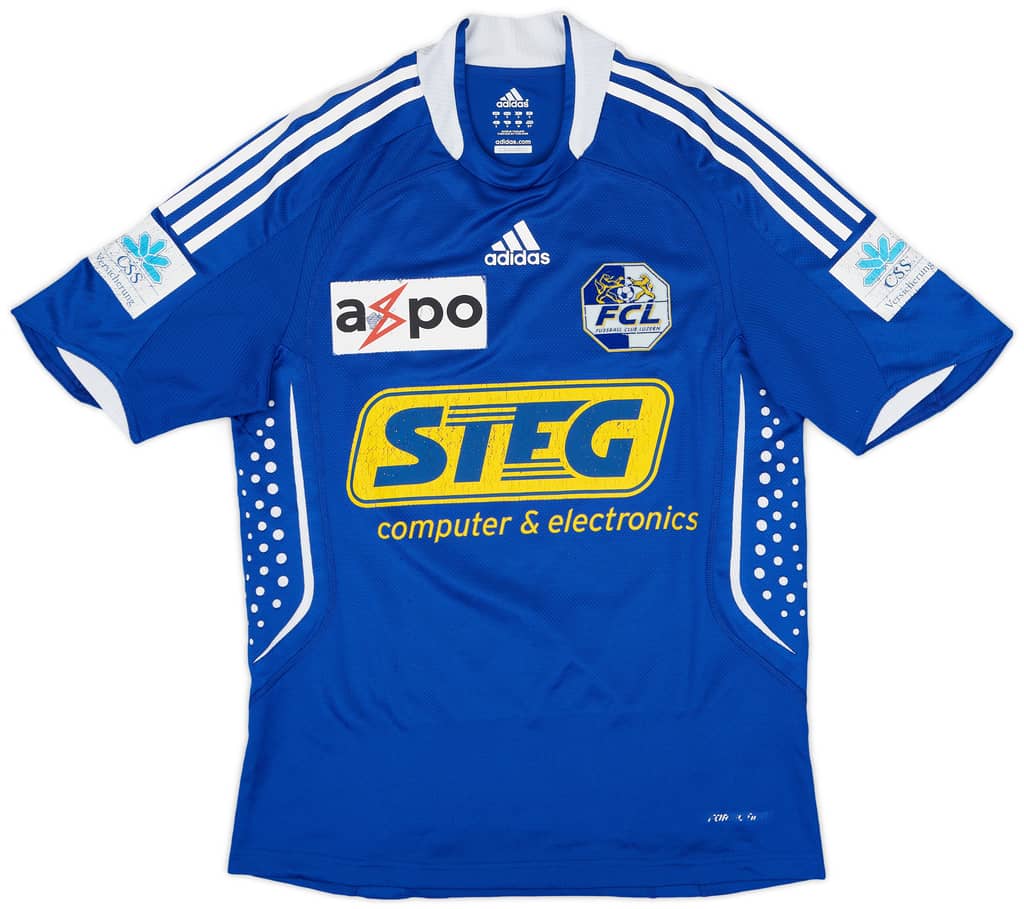 2008-09 FC Luzern Player Issue Home Shirt Yakin #10 - 4/10 - (S)