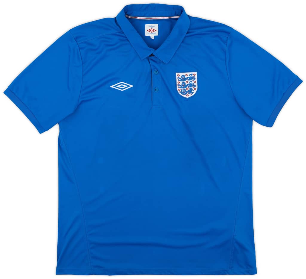 2009-10 England Umbro Polo Shirt - 9/10 - (XL)