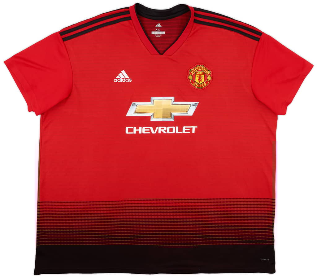 2018-19 Manchester United Home Shirt - 8/10 - (3XL)