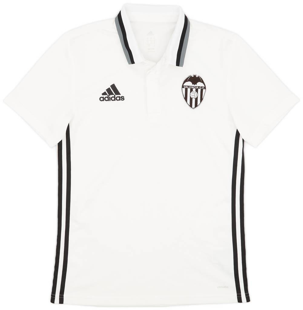 2016-17 Valencia adidas Polo Shirt - 9/10 - (S)