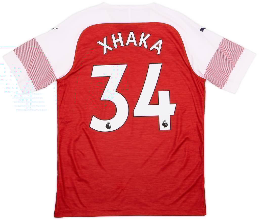 2018-19 Arsenal Home Shirt Xhaka #34 - 10/10 - (M)
